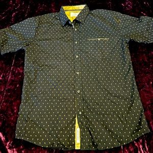 Black &’ Yellow Men’s Dress Shirt.